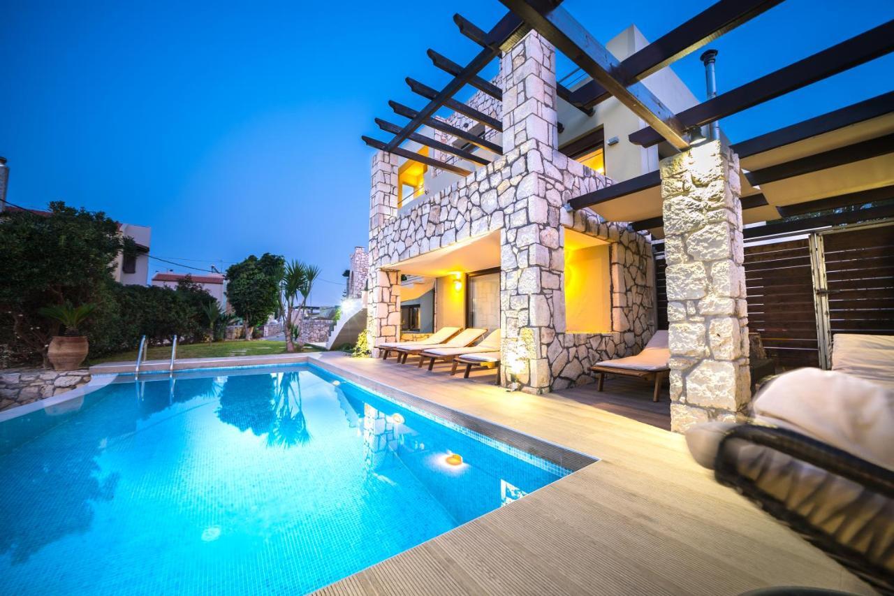 Villa Majestic Crete Heated Pool And Sauna Megala Chorafia Luaran gambar