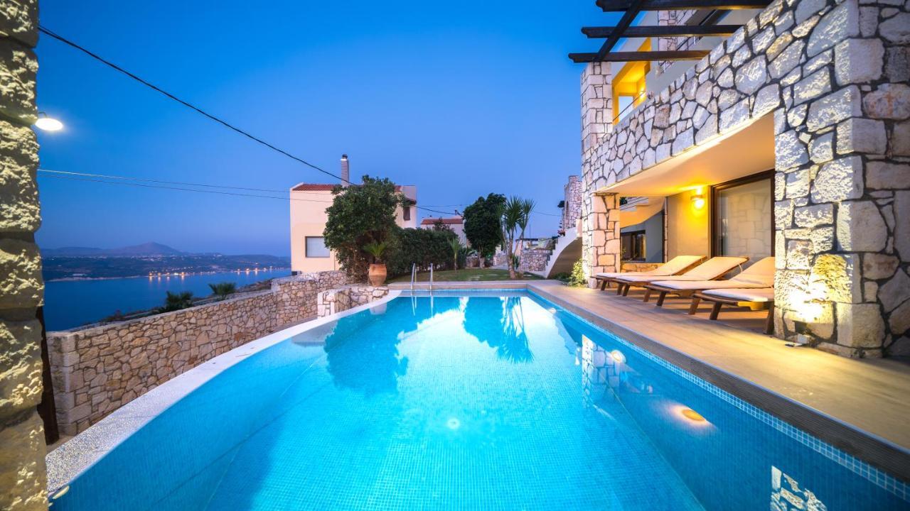 Villa Majestic Crete Heated Pool And Sauna Megala Chorafia Luaran gambar