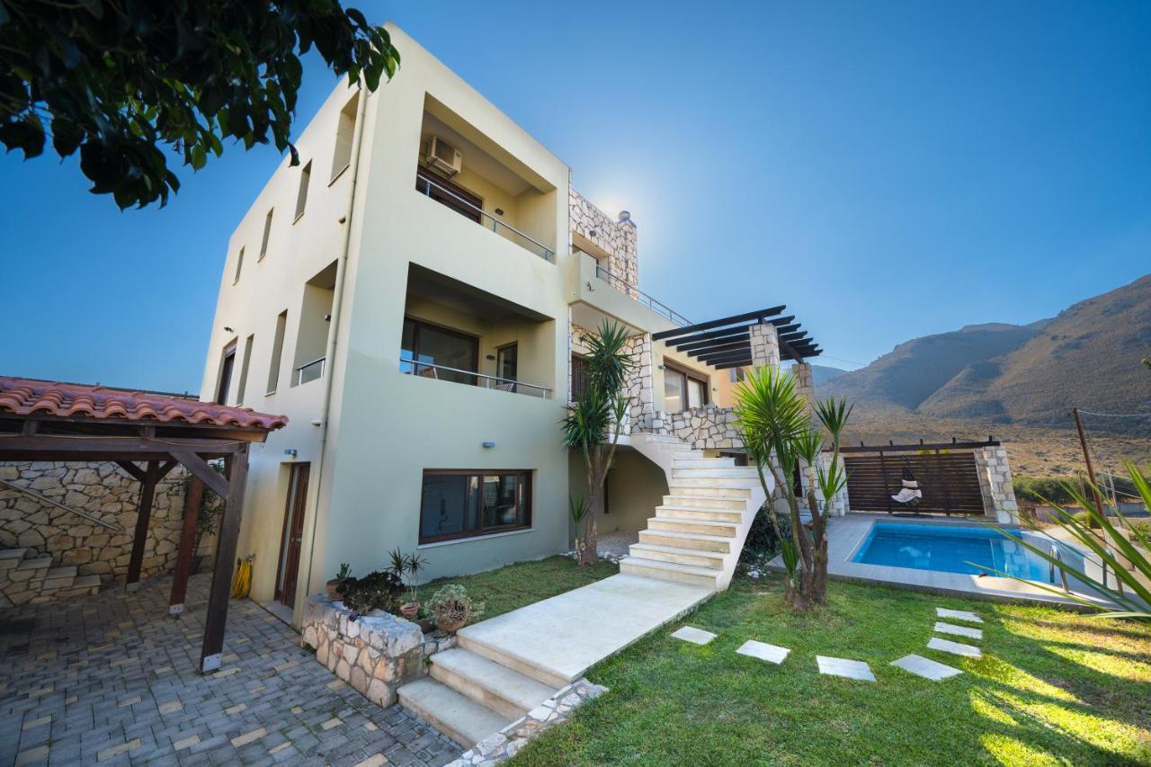 Villa Majestic Crete Heated Pool And Sauna Megala Chorafia Luaran gambar