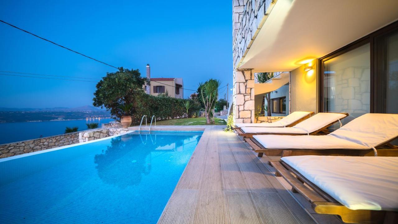 Villa Majestic Crete Heated Pool And Sauna Megala Chorafia Luaran gambar