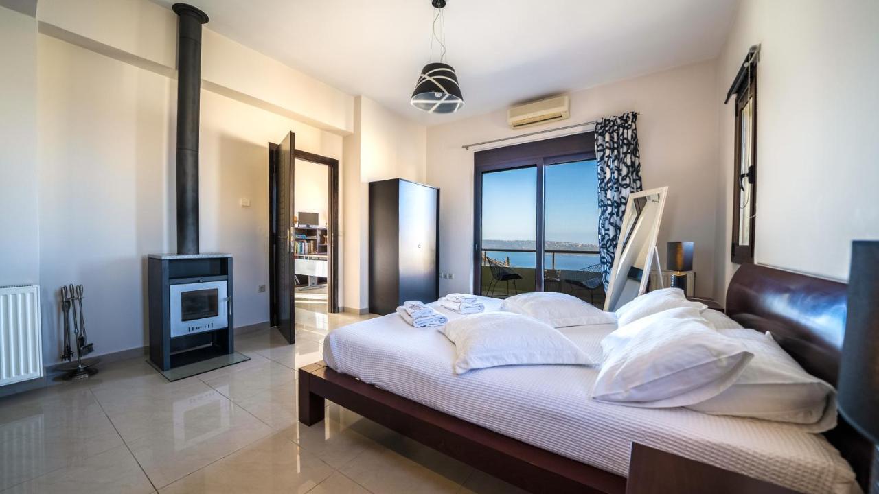 Villa Majestic Crete Heated Pool And Sauna Megala Chorafia Luaran gambar
