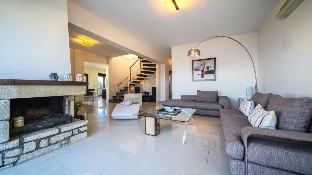 Villa Majestic Crete Heated Pool And Sauna Megala Chorafia Luaran gambar