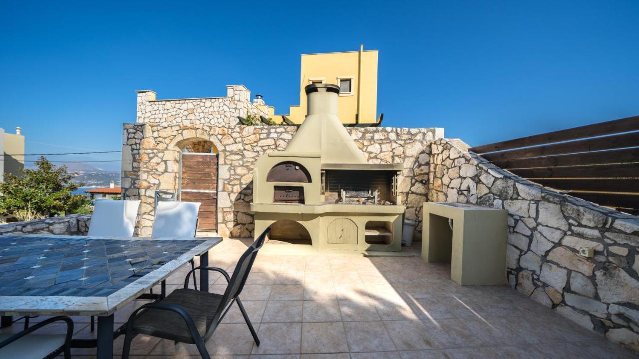 Villa Majestic Crete Heated Pool And Sauna Megala Chorafia Luaran gambar