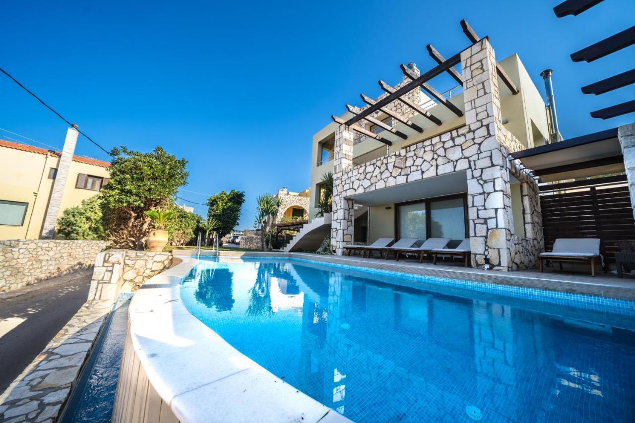 Villa Majestic Crete Heated Pool And Sauna Megala Chorafia Luaran gambar