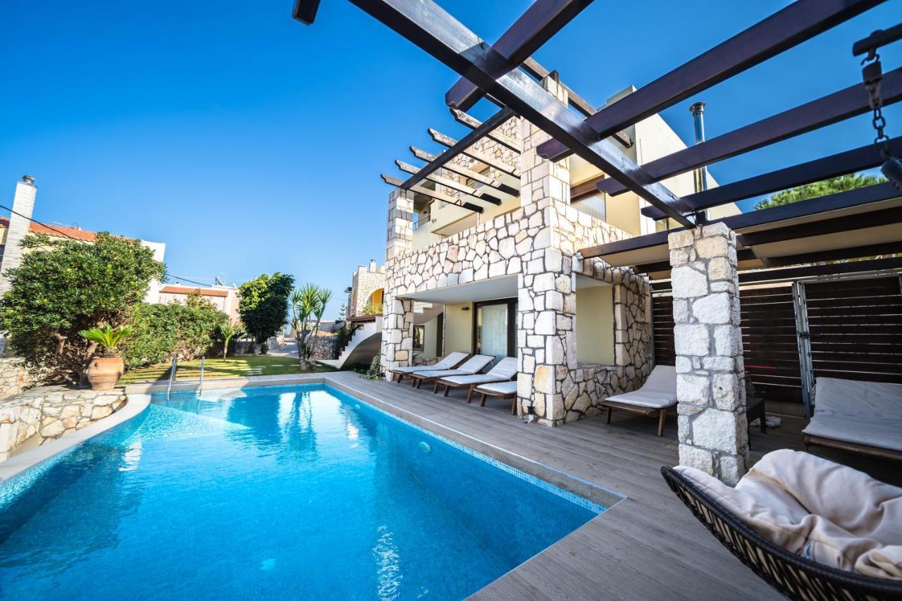 Villa Majestic Crete Heated Pool And Sauna Megala Chorafia Luaran gambar
