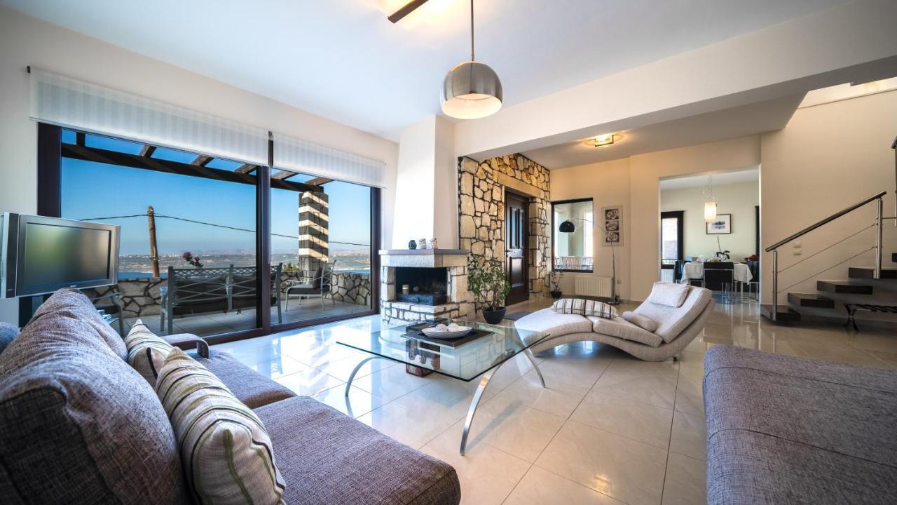 Villa Majestic Crete Heated Pool And Sauna Megala Chorafia Luaran gambar
