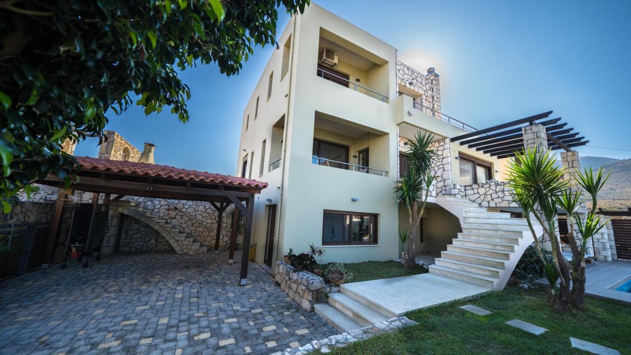 Villa Majestic Crete Heated Pool And Sauna Megala Chorafia Luaran gambar